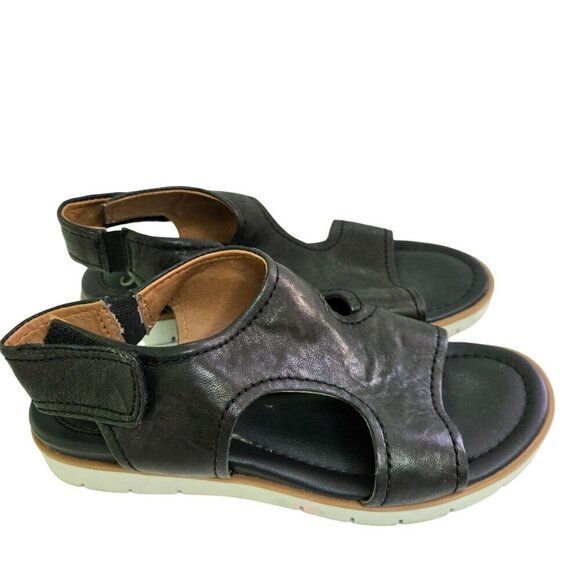 Sofft Black Leather Comfort Sandals Size 7M - Picture 1 of 7